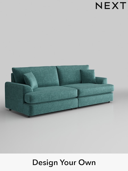 Plush Chenille/Dark Teal Green Parker Platform (W43817) | £1,475