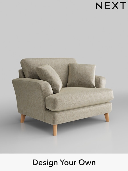 Plush Chenille/Light Natural Conway Relaxed Sit (W43833) | £975
