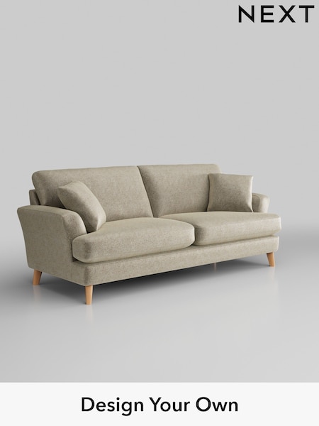Plush Chenille/Light Natural Conway Relaxed Sit (W43833) | £1,450