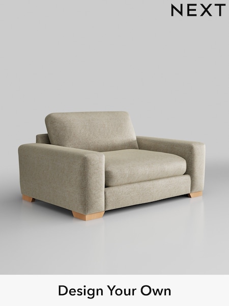 Plush Chenille/Light Natural Houghton Deep Relaxed Sit (W43841) | £1,225