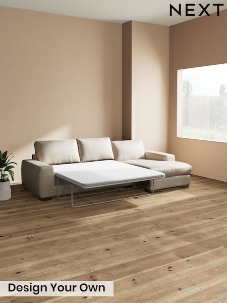 Plush Chenille/Light Natural Houghton Deep Relaxed Sit (W43841) | £2,825