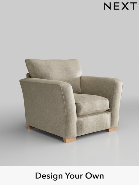 Plush Chenille/Light Natural Heath Highback (W43844) | £750