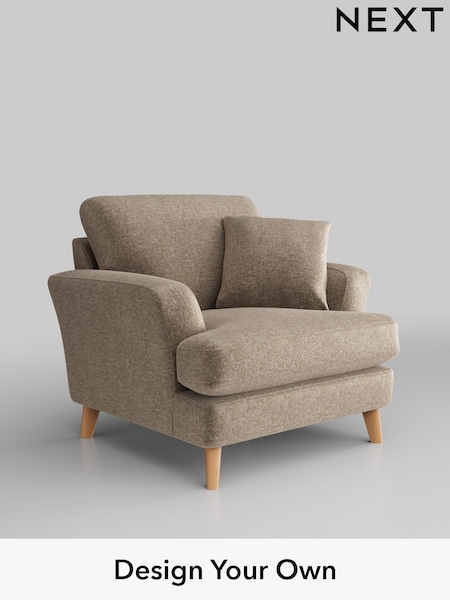 Plush Chenille/Mid Natural Conway Relaxed Sit (W43850) | £875