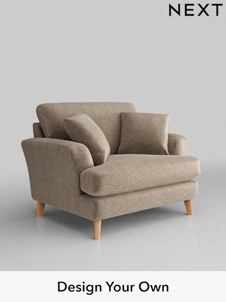 Plush Chenille/Mid Natural Conway Relaxed Sit (W43850) | £975