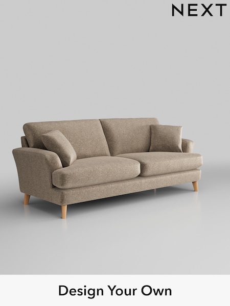 Plush Chenille/Mid Natural Conway Relaxed Sit (W43850) | £1,450