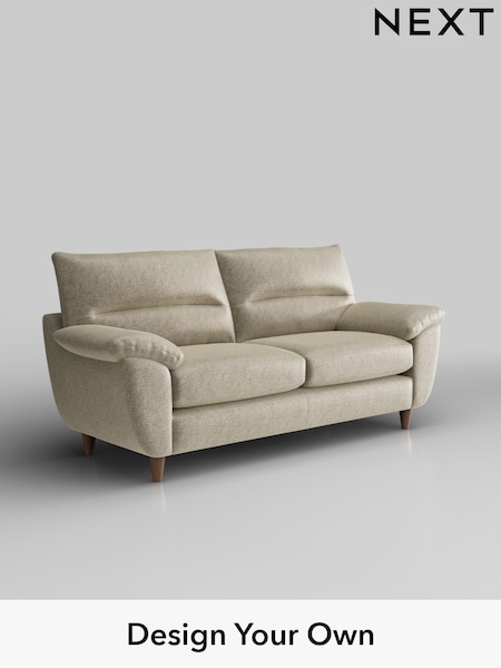 Plush Chenille/Light Natural Elliot Highback (W43853) | £1,175