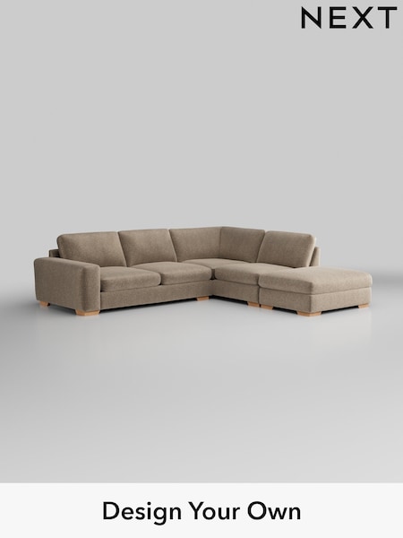 Plush Chenille/Mid Natural Houghton Deep Sit (W43859) | £2,599