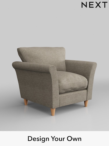 Woven Chenille Easy Clean/Mid Natural Hartley Relaxed Sit (W43892) | £825