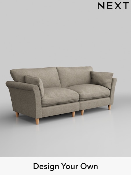 Woven Chenille Easy Clean/Mid Natural Hartley Relaxed Sit (W43892) | £1,375