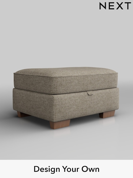 Woven Chenille Easy Clean/Mid Natural Hayden Buttoned Back (W43893) | £499
