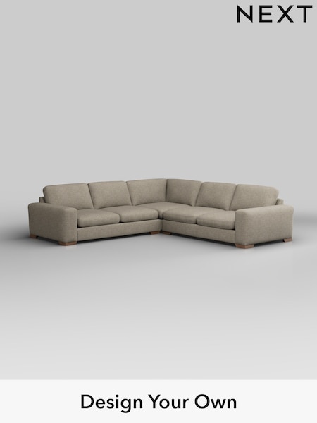 Woven Chenille Easy Clean/Mid Natural Houghton Deep Sit (W43899) | £2,875