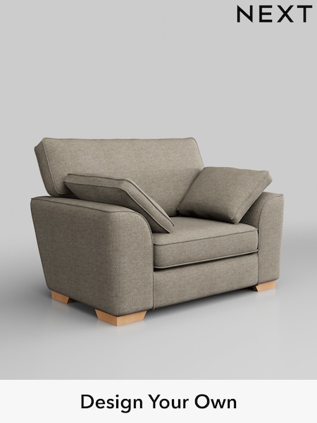 Woven Chenille Easy Clean/Mid Natural Stamford (W43903) | £850