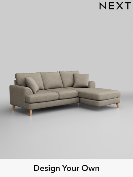Woven Chenille Easy Clean/Mid Natural Parker (W43904) | £1,775