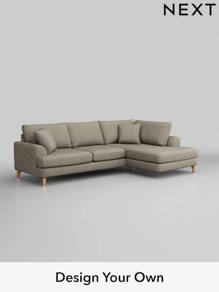 Woven Chenille Easy Clean/Mid Natural Parker (W43904) | £2,250