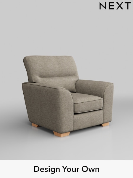 Woven Chenille Easy Clean/Mid Natural Stamford Highback (W43925) | £799