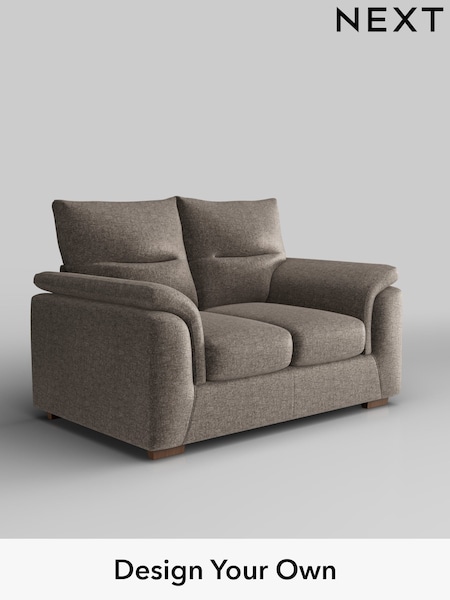 Plush Chenille/Mink Brown Hayden Highback (W43930) | £1,025