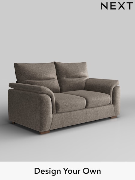 Plush Chenille/Mink Brown Hayden Highback (W43930) | £1,125
