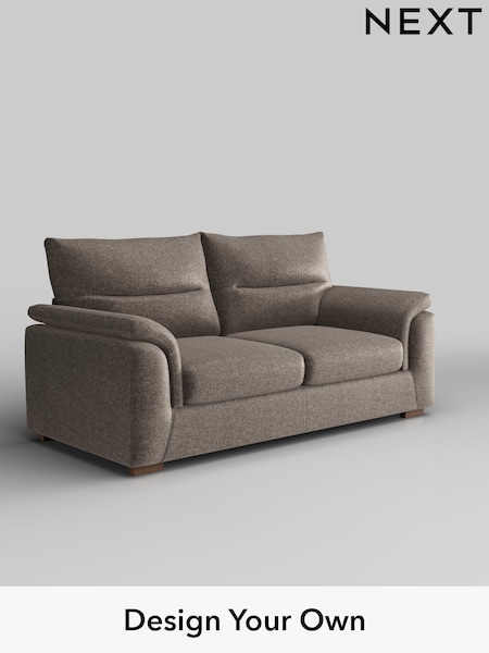 Plush Chenille/Mink Brown Hayden Highback (W43930) | £1,225