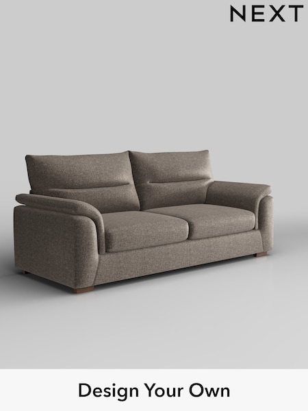 Plush Chenille/Mink Brown Hayden Highback (W43930) | £1,325