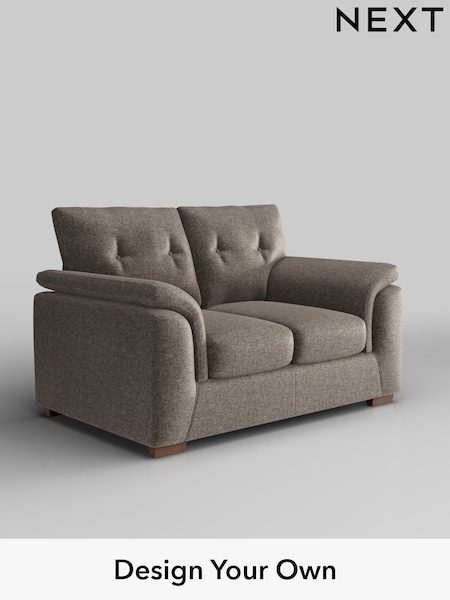 Plush Chenille/Mink Brown Hayden Buttoned Back (W43931) | £1,025
