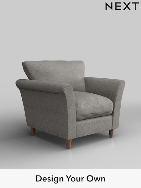 Woven Chenille Easy Clean/Light Grey Hartley Relaxed Sit (W43939) | £825