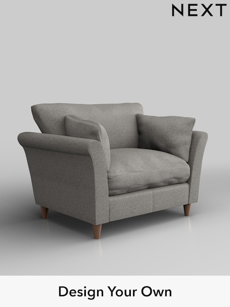 Woven Chenille Easy Clean/Light Grey Hartley Relaxed Sit (W43939) | £925