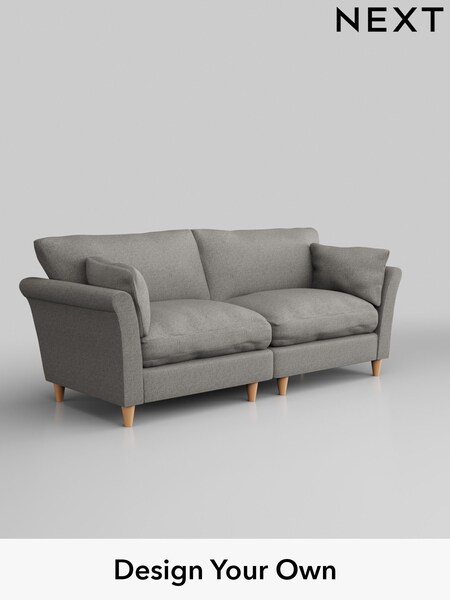 Woven Chenille Easy Clean/Light Grey Hartley Relaxed Sit (W43939) | £1,375