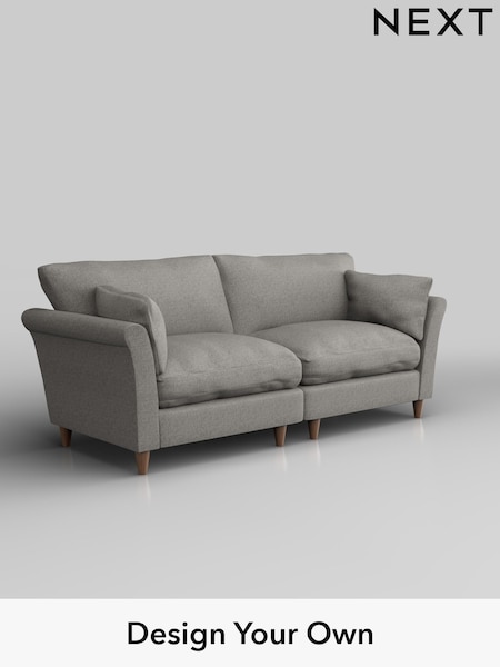 Woven Chenille Easy Clean/Light Grey Hartley Relaxed Sit (W43939) | £1,375