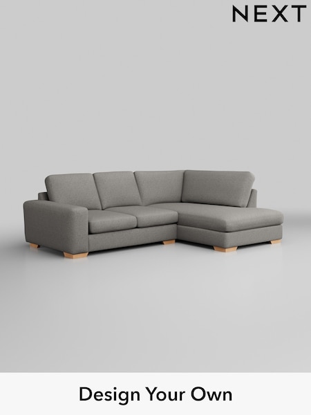 Woven Chenille Easy Clean/Light Grey Houghton Deep Sit (W43941) | £2,099