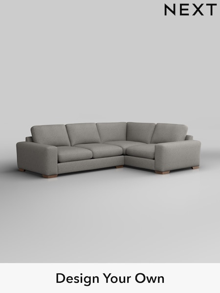 Woven Chenille Easy Clean/Light Grey Houghton Deep Sit (W43941) | £2,575