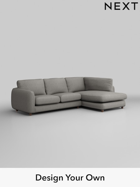 Woven Chenille Easy Clean/Light Grey Aiden (W43942) | £1,825