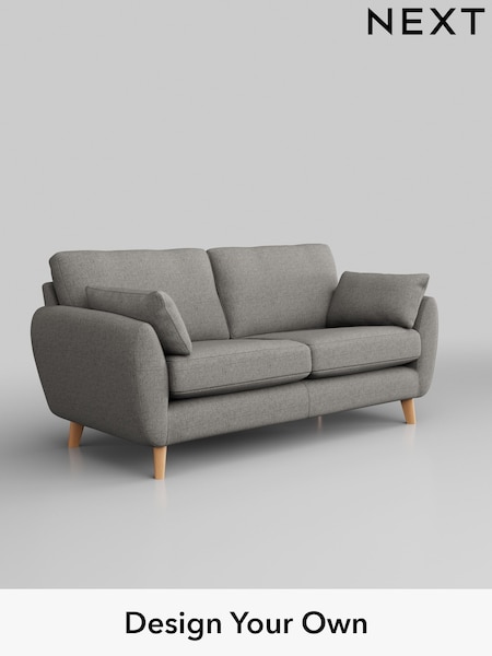 Woven Chenille Easy Clean/Light Grey Wilson (W43945) | £999