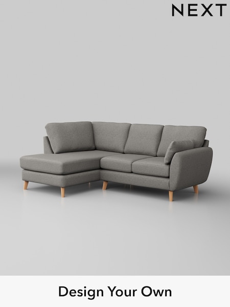Woven Chenille Easy Clean/Light Grey Wilson (W43945) | £1,599