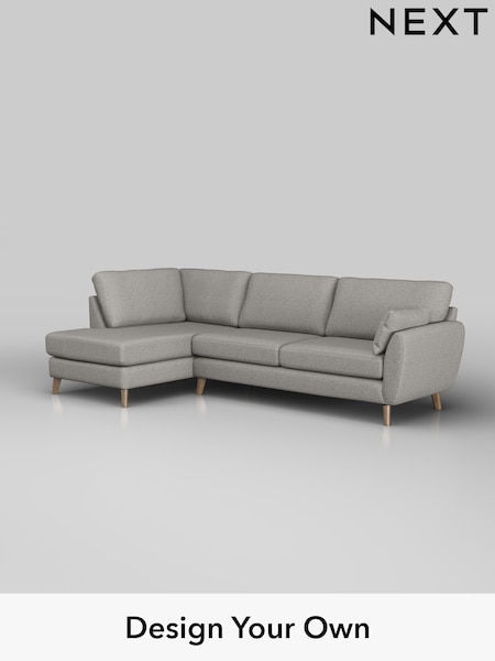 Woven Chenille Easy Clean/Light Grey Wilson (W43945) | £1,699