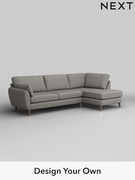 Woven Chenille Easy Clean/Light Grey Wilson (W43945) | £1,699