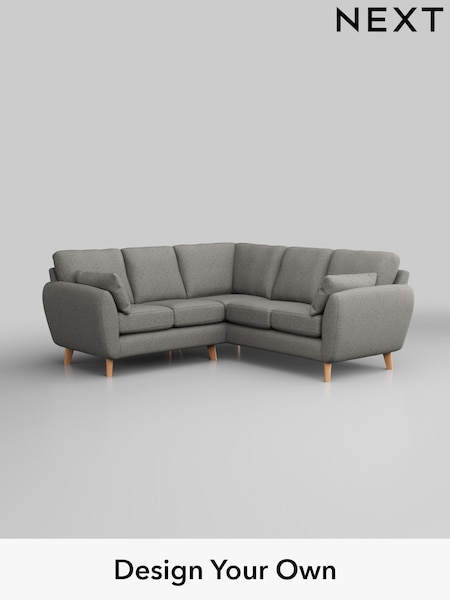 Woven Chenille Easy Clean/Light Grey Wilson (W43945) | £1,550
