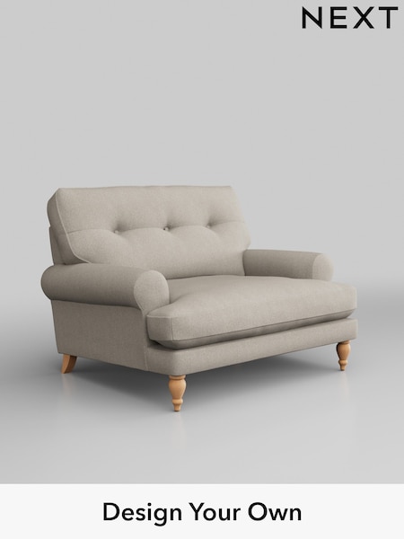 Tweedy Chenille/Oyster Erin Buttoned Back Deep Sit (W44005) | £875
