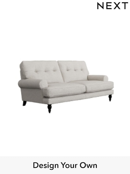 Tweedy Chenille/Oyster Erin Buttoned Back Deep Sit (W44005) | £1,175