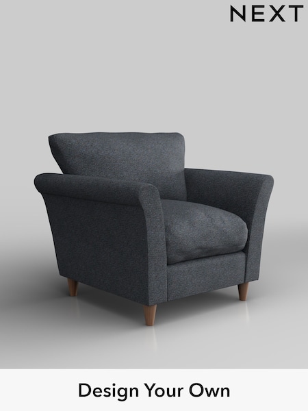 Tweedy Chenille/Navy Blue Hartley Relaxed Sit (W44006) | £725