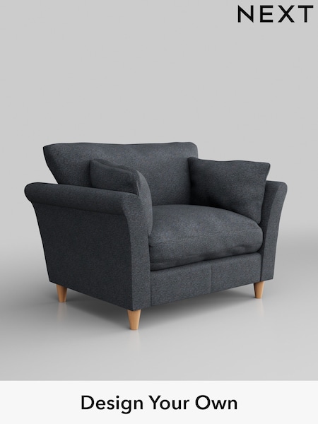 Tweedy Chenille/Navy Blue Hartley Relaxed Sit (W44006) | £825