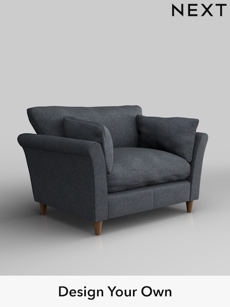 Tweedy Chenille/Navy Blue Hartley Relaxed Sit (W44006) | £925