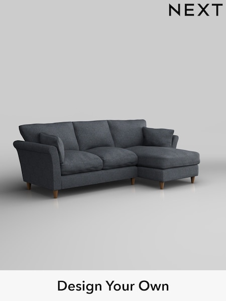 Tweedy Chenille/Navy Blue Hartley Relaxed Sit (W44006) | £1,799