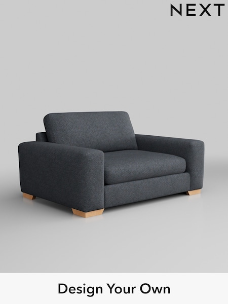 Tweedy Chenille/Navy Blue Houghton Deep Sit (W44009) | £1,050