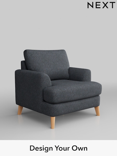 Tweedy Chenille/Navy Blue Parker (W44017) | £775