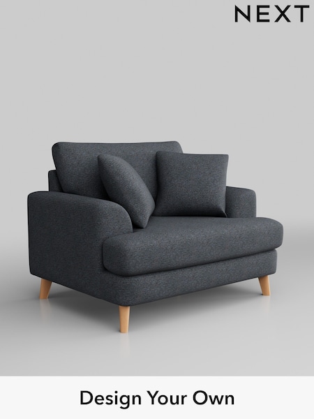 Tweedy Chenille/Navy Blue Parker (W44017) | £875