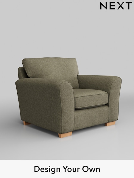 Tweedy Chenille/Mid Moss Green Michigan Ii (W44028) | £525
