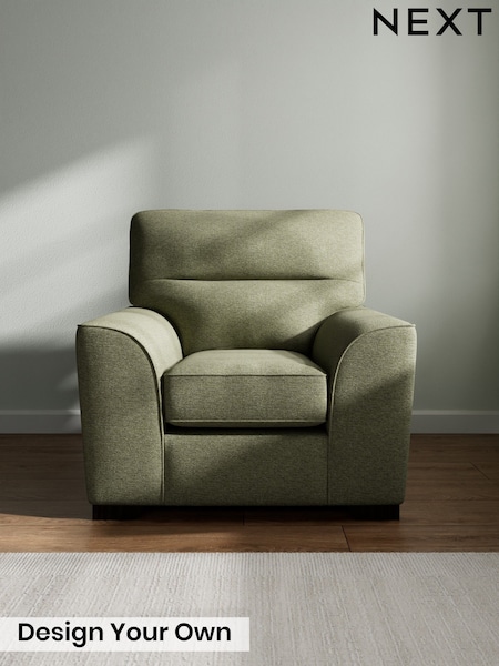 Tweedy Chenille/Mid Moss Green Stamford Highback (W44029) | £699