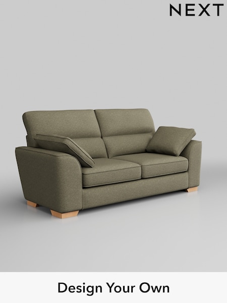 Tweedy Chenille/Mid Moss Green Stamford Highback (W44029) | £1,175
