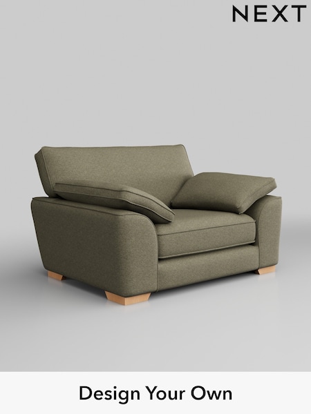 Tweedy Chenille/Mid Moss Green Stamford Grand Relaxed Sit (W44033) | £1,199