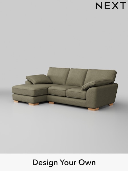 Tweedy Chenille/Mid Moss Green Stamford Grand Relaxed Sit (W44033) | £2,125